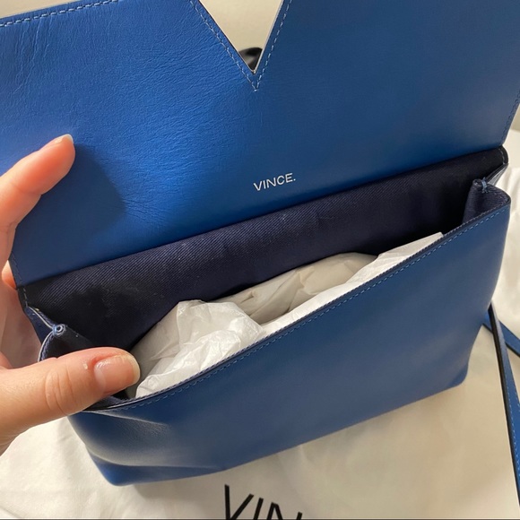VINCE BLUE CROSSBODY BAG - Picture 5 of 5